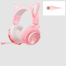 Load image into Gallery viewer, GS510 Cat Ears Headset - RGB Wireless 7.0 Sound
