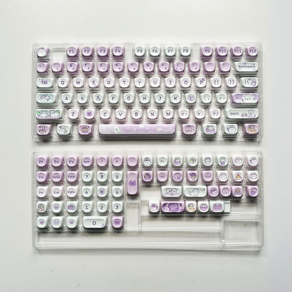 Juego de Teclas Purple & Pink Cat Afternoon Tea (132 Teclas)
 