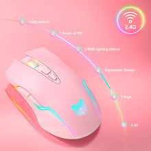 Load image into Gallery viewer, CW905 - Pink Wireless Gaming Mouse
