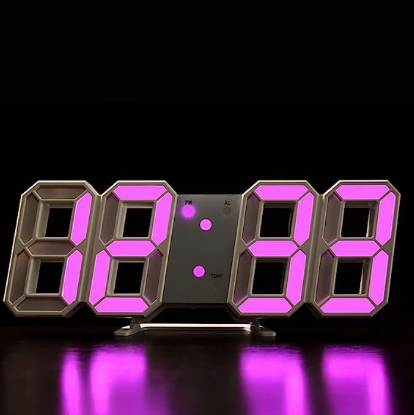 Reloj Digital 3D