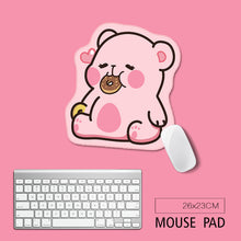 Load image into Gallery viewer, Mouse Pad - Pink Bear
