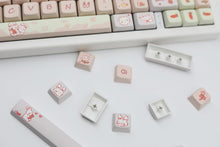 Load image into Gallery viewer, Spring Bunnies -  66  PBT - MDA Keycaps Set
