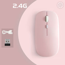 Load image into Gallery viewer, Macaron Pink Wireless Mouse
