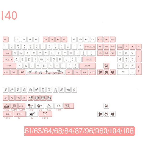 Set de teclas - Kitty