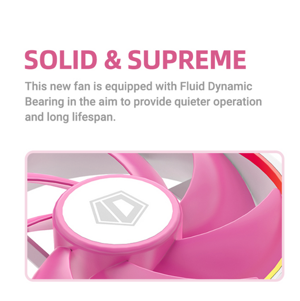 Ventilador con control de temperatura ARGB - ID-Cooling ZF-12025