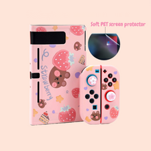 Load image into Gallery viewer, Nintendo Switch/ Lite Case - Fruity Pink Bear
