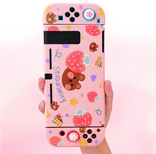 Load image into Gallery viewer, Nintendo Switch/ Lite Case - Fruity Pink Bear
