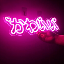 Load image into Gallery viewer, Japanese Kanji Pink Neon Light
