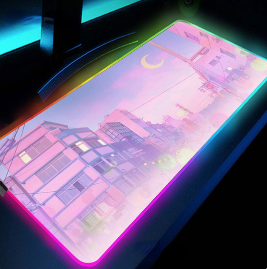Pink Gaming X Owakita - Gaming Desk Mats