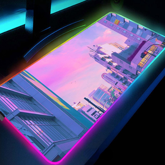 Pink Gaming X Owakita - Gaming Desk Mats