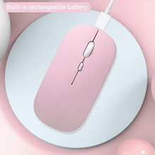 Load image into Gallery viewer, Macaron Pink Wireless Mouse
