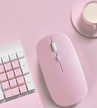 Load image into Gallery viewer, Macaron Pink Wireless Mouse
