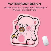 Load image into Gallery viewer, Mouse Pad - Pink Bear
