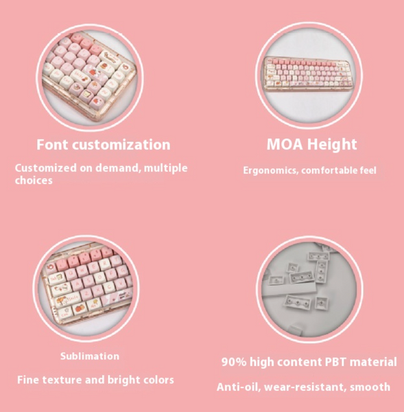 Cute Puppy - Teclas para Teclado Mecánico 