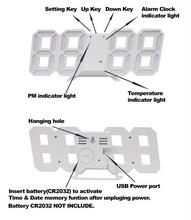 Load image into Gallery viewer, 3D Digital Clock
