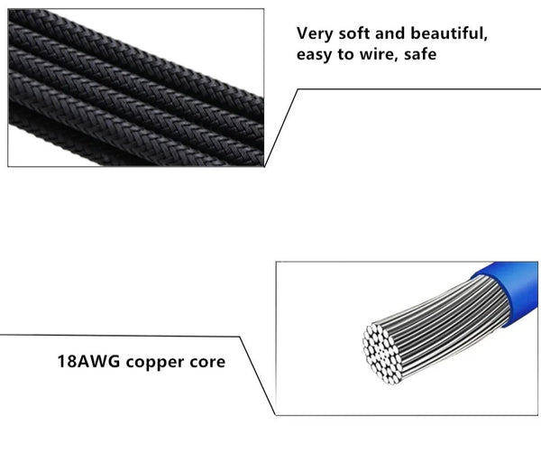 Cable de Alimentación Rosa para Placa Base