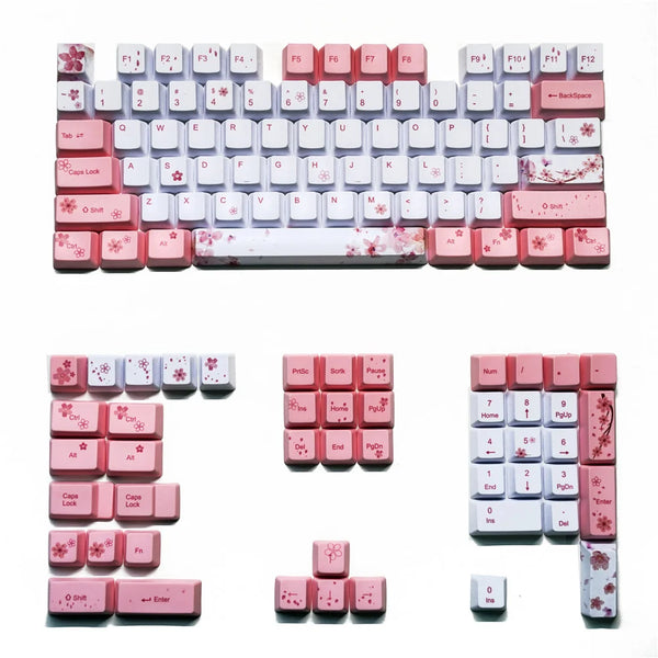 Sakura - Teclas de PBT con Perfil OEM