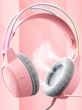 Load image into Gallery viewer, X15 Pro - Pink Illuminated Headband Gaming Headphones
