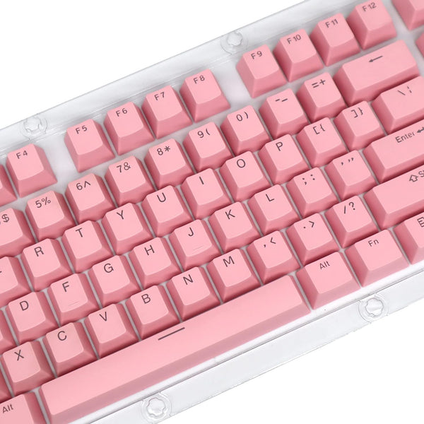 ABS/ PBT Teclas Rosa para Teclado Mecánico - Teclas con Transparencia