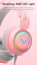 Load image into Gallery viewer, SYTO-SY - G25 - Pink Elk Ear Gaming Headphones
