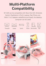 Load image into Gallery viewer, SYTO-SY - G25 - Pink Elk Ear Gaming Headphones
