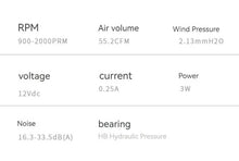 Load image into Gallery viewer, ARGB Temperature Controlled PC Fan - ID-Cooling ZF-12025
