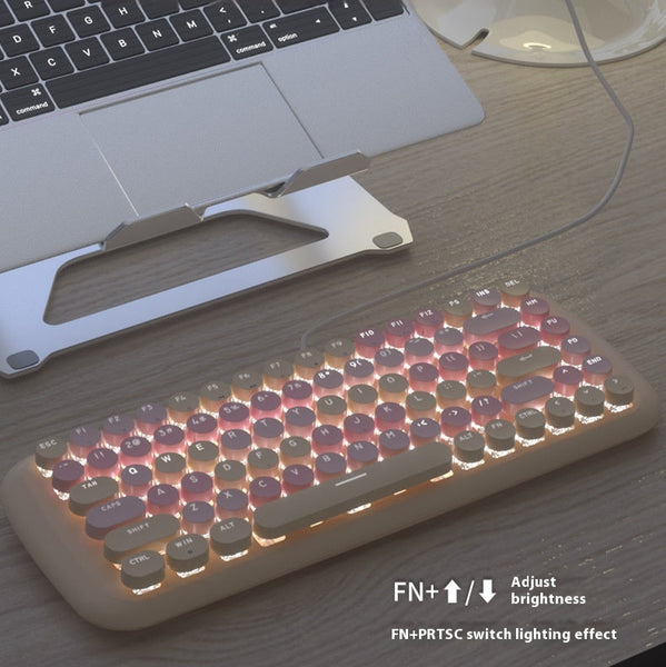 Candy M - Compact 84 Keys, 10 Lighting Effects - Mechanical Keyboard