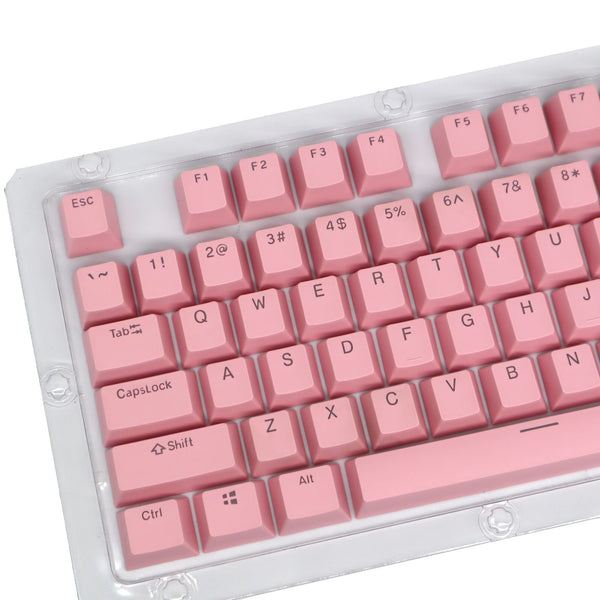 ABS/ PBT Teclas Rosa para Teclado Mecánico - Teclas con Transparencia