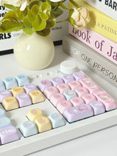 Load image into Gallery viewer, Cute Candy Bear MOA Keycap Sublimation 131 Key Small Full Set
