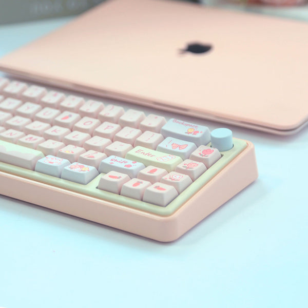 Spring Bunnies -  66  PBT - MDA Keycaps Set