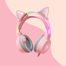 Load image into Gallery viewer, X15 Pro - Pink Illuminated Headband Gaming Headphones
