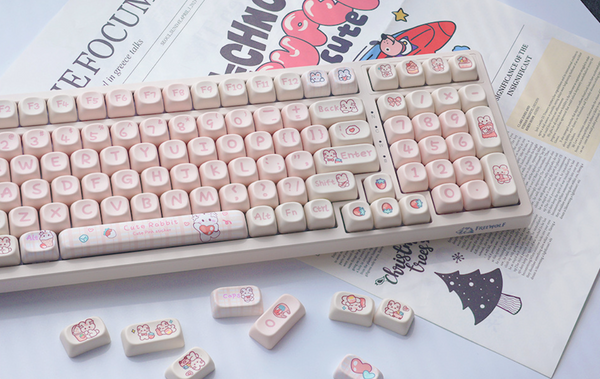 Snack Bunny MOA Keycaps
