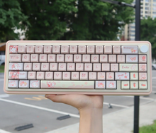 Load image into Gallery viewer, Spring Bunnies -  66  PBT - MDA Keycaps Set
