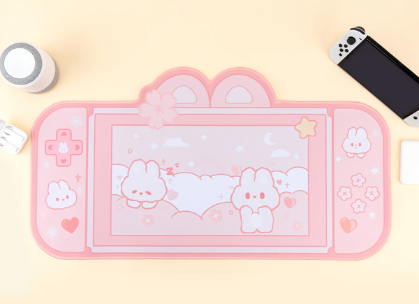 Pinky Bunnies - Alfombrilla de escritorio