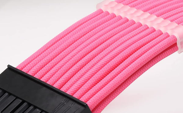 Cable de Alimentación Rosa para Placa Base