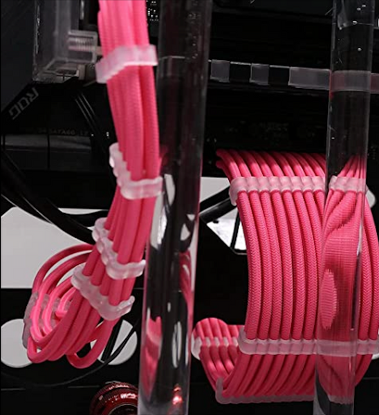 Cable de Alimentación Rosa para Placa Base