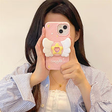 Load image into Gallery viewer, Cute Angel Wings - Silicone iPhone Case
