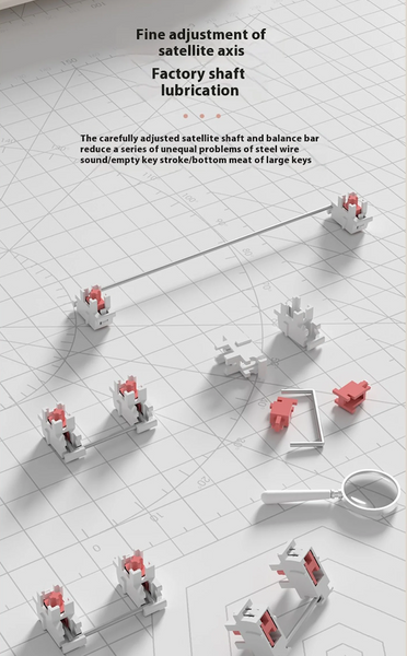 AK82 Teclado Mecánico de Tres Modos