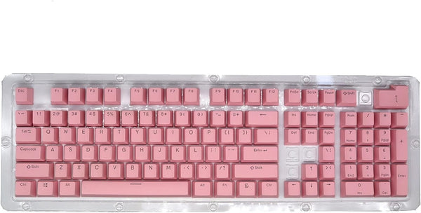 ABS/ PBT Teclas Rosa para Teclado Mecánico - Teclas con Transparencia