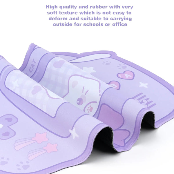 Alfombrilla de escritorio - Pinky Gaming Cat