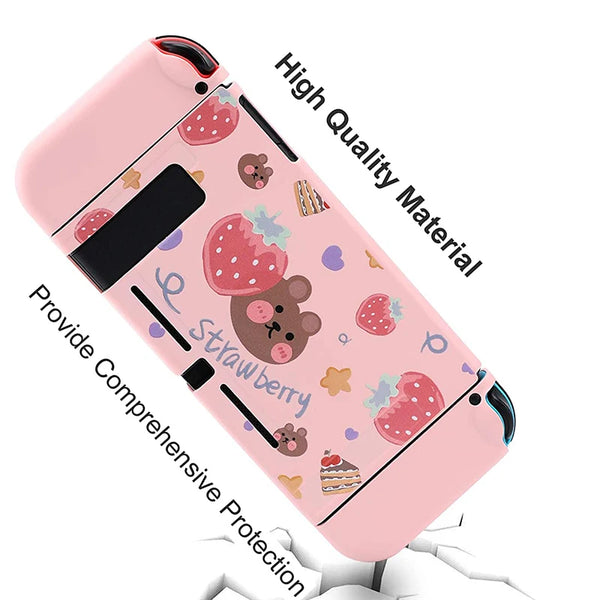 Sweet Pink Bear - Funda Nintendo Switch y Lite