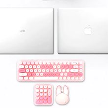 Load image into Gallery viewer, MOFII Cherry Portable Wireless Keyboard And Mouse Three-piece Suit
