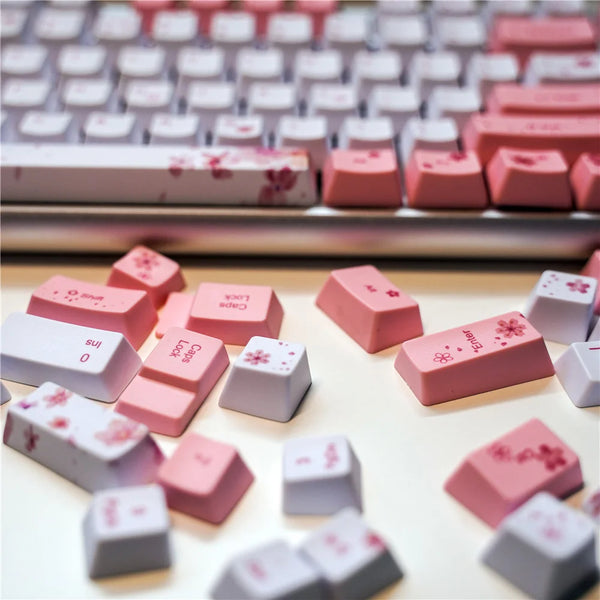 Sakura - Teclas de PBT con Perfil OEM