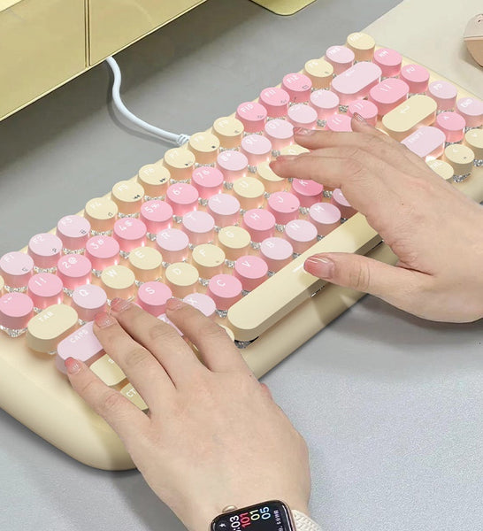 Candy M - Compact 84 Keys, 10 Lighting Effects - Mechanical Keyboard