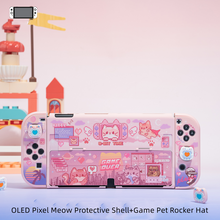 Load image into Gallery viewer, Nintendo Switch and Oled Protective Case - Pink Pixel Kitty
