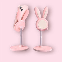 Load image into Gallery viewer, Pink Rabbit Stand Support
