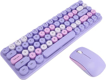 Load image into Gallery viewer, MOFII Macaron 2.4G Wireless Keyboard And Mouse Set
