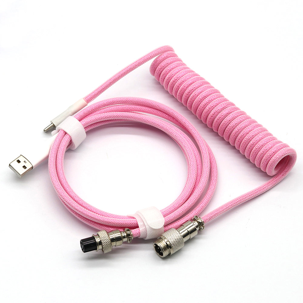 Keyboard Coiled Cable USB-C Cable - Helix