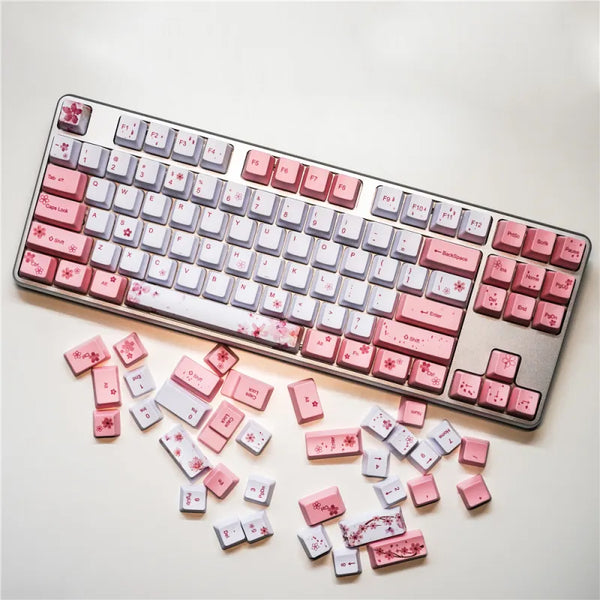 Sakura - Teclas de PBT con Perfil OEM