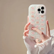 Load image into Gallery viewer, Peach Loving Bear - Chain iPhone Case
